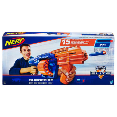 Buy Nerf SurgeFire Elite Blaster 15-Dart Rotating Drum Online in ...