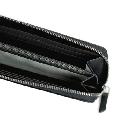 GNOME & BOW Musketeer 2-Tone Travel Zip Long Wallet Women Men (100% Genuine USA Leather) 4