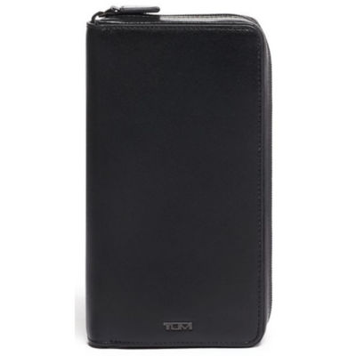 Tumi zip clearance around travel wallet