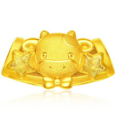 Buy CHOW TAI FOOK 999 Pure Gold Charm Year of Ox R25764 Online in Singapore iShopChangi