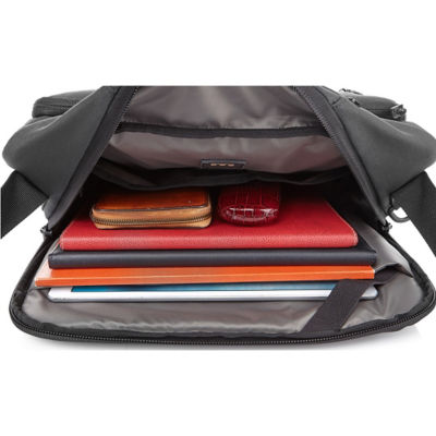 Samsonite red store messenger bag