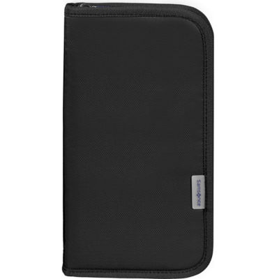 Buy SAMSONITE GLOBAL TA ZIPPED TRAVEL WALLET RFID BLACK Online in ...