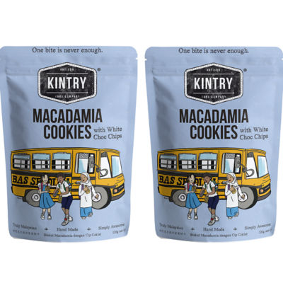 Buy Kintry Macadamia White Chocolate Cookies 2 X 120g Online In Singapore Ishopchangi