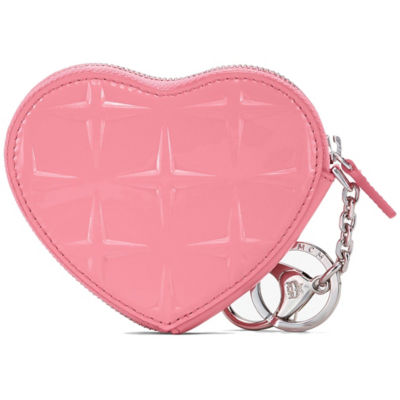 Mcm Ladies Heart Coin Pouch Charm Wallet MYIASDQ01QG001