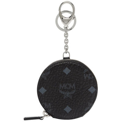 Mcm coin best sale pouch keychain