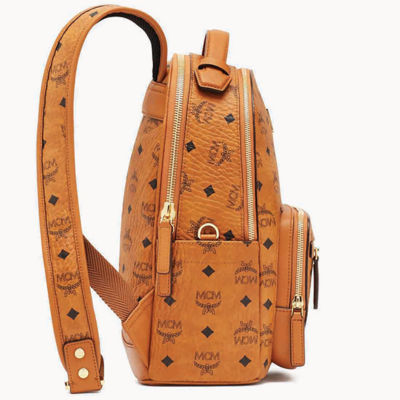 Mcm tan clearance backpack