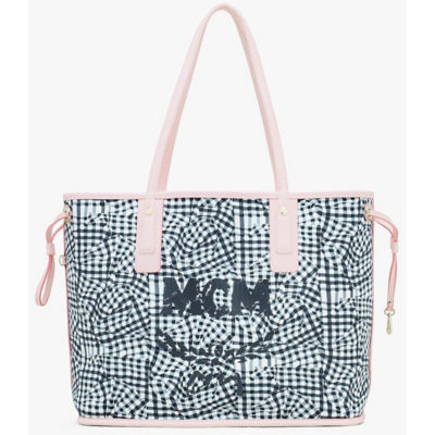 Mcm black reversible on sale tote