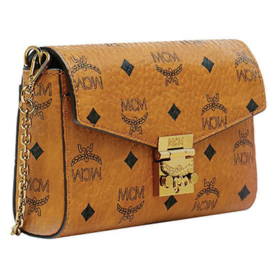 Buy MILLIE FLAP CROSSBODY IN VISETOS COGNAC Online in Singapore