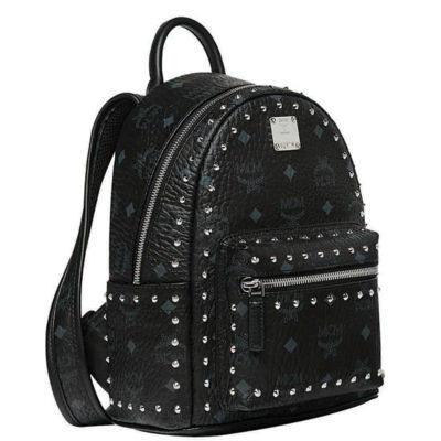 Small Stark Backpack in Visetos Black