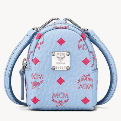 Mcm backpack online charm