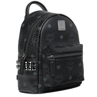 Buy STARK SIDE STUDS BEBE BOO BACKPACK IN VISETOS BLACK Online in ...