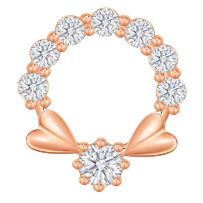 Goldheart Celestial Heart Wreath Pendant 1