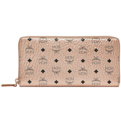 Zip Around Wallet in Maxi Visetos