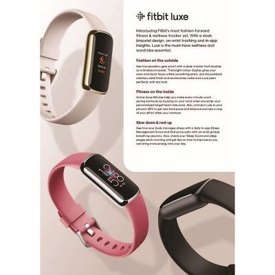 Fitbit Luxe: A Fashion-Forward Fitness and Wellness Tracker + New