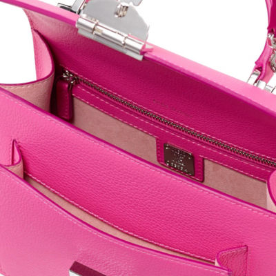 Mcm Patricia Shoulder Bag in Park Avenue Leather - Pink