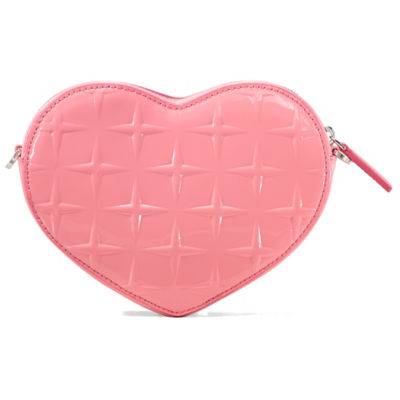 Mcm Diamond Patent Leather Patricia Heart Crossbody In Salmon Rose  MWRASPA10QG001 8809630699057 - Handbags, MCM - Jomashop