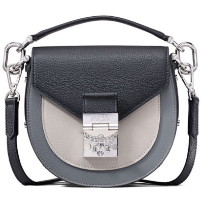 MCM Patricia Shoulder Bag in Color Block Leather Bag