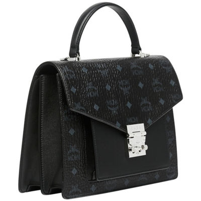 Mcm patricia clearance satchel in visetos