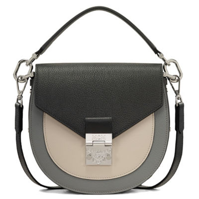 MCM Patricia Shoulder Bag in Color Block Leather Bag