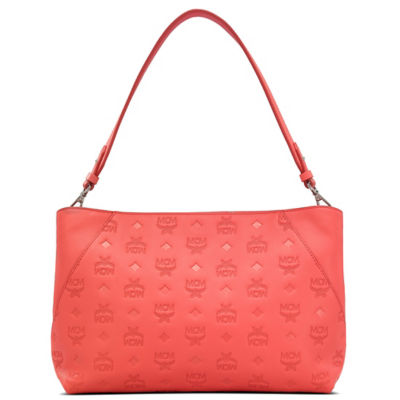 Mcm red 2025 shoulder bag