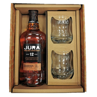 Buy Jura 12 Year Old & Whisky Glasses Gift Set Online in Singapore