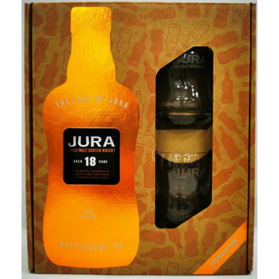 Buy Jura 18 Year Old & Whisky Glasses Gift Set Online in Singapore