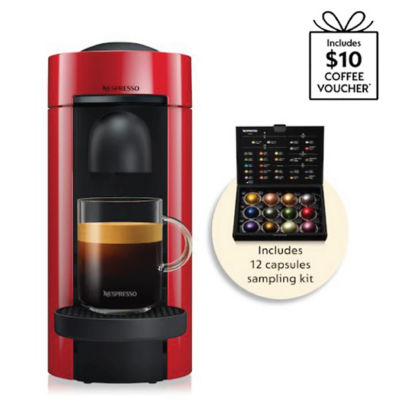 Buy Nespresso VertuoPlus Coffee Machine + 12pcs capsules Online in Singapore | iShopChangi