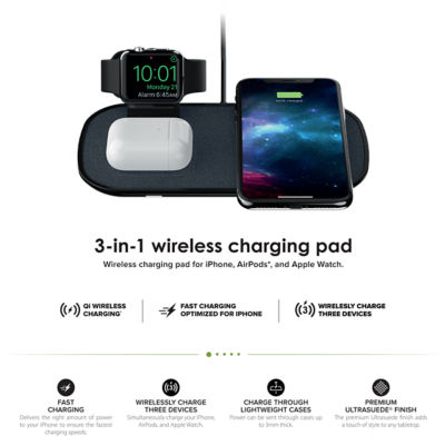 Mophie 3 in one best sale charging pad