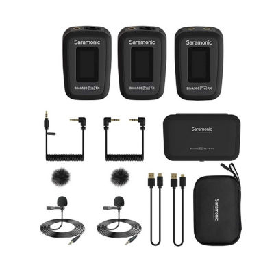 Buy Blink 500 Pro B2 Advance 2.4GHZ Dual Wireless Mic With Lavalier (2 ...