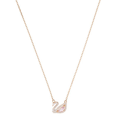 Swarovski swan discount pink