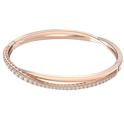 Swarovski rose online gold bangle