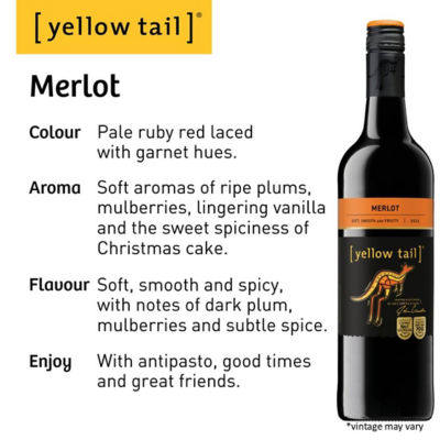 Yellow Tail Merlot Red Wine 3