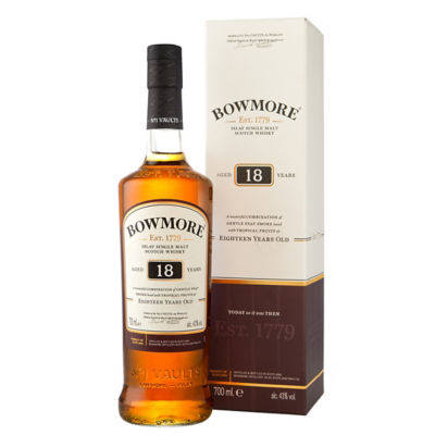 Buy Bowmore 18 Years Single Malt Scotch Whisky Online in Singapore