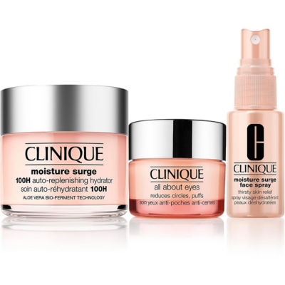 CLINIQUE Moisture Surge 100H Auto-Replenishing Hydrator Ultra Hydration Set 3