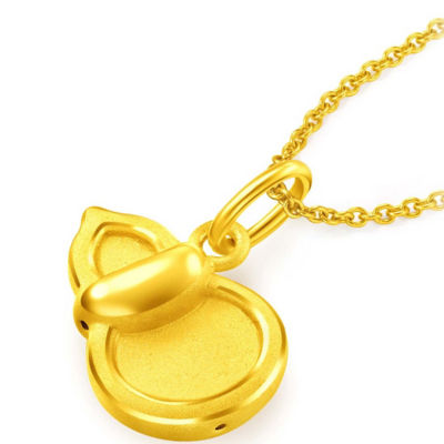 Chow Tai Fook 999 24K Pure Gold Paperclip And Oval Chain Bracelet - Gem