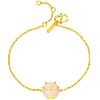 Chow Tai Fook 18K/750 Rose Gold Bracelet- Spinner – Gem Hooray 珠宝汇