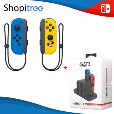 Buy Nintendo Switch Joy-Con Controller - Blue/Yellow with Gatz Airlock  6-in-1 Charging Station Bundle Online in Singapore