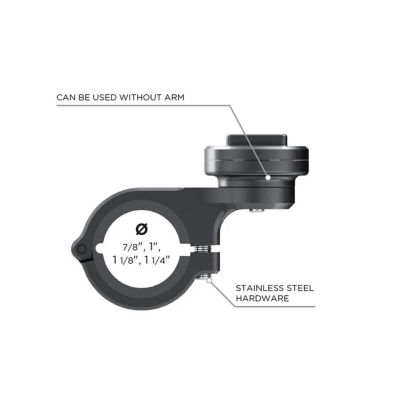 SP CONNECT Moto Mount Pro Chrome - Handlebar Mount For Motorcycles/Bicycles 3