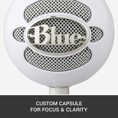 Logitech G Logitech for Creators - Blue Snowball Ice USB Microphone Webcam - White 3