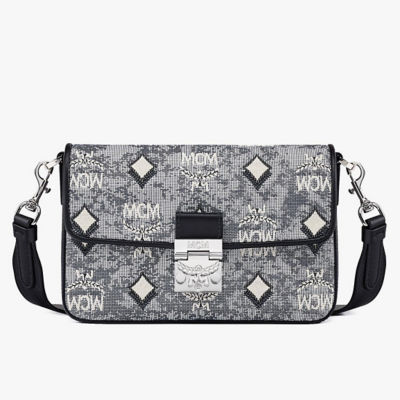 White mcm crossbody on sale bag