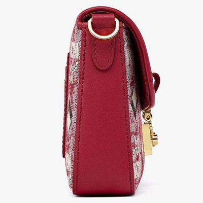 Mcm red crossbody on sale bag