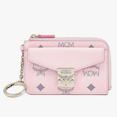 MCM Patricia Visetos Zip Card Case