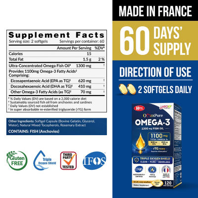 LABO NUTRITION OmaxPure Omega-3 Fish Oil 120s 9