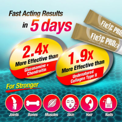 Buy FlexC PRO EX Better than Glucosamine Chondroitin MSM UCII for