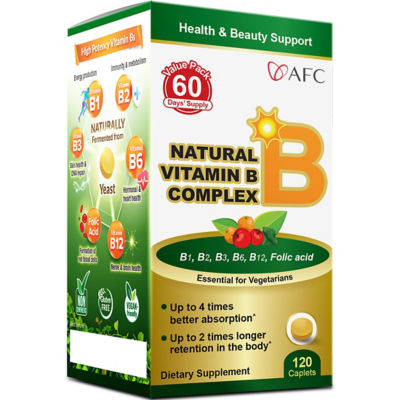 Buy Natural Vitamin B Complex Boost Energy Relieves Fatigue Healthy