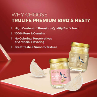 Buy TRULIFE Premium Bird's Nest with Rock Sugar 6 x 70g x 6 + 2 bottles ...