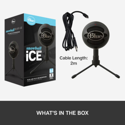 Logitech G Logitech for Creators - Blue Snowball Ice USB Microphone - Graphite 2