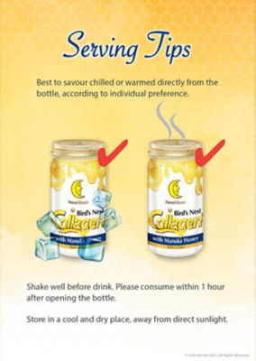 Buy New Moon Bird's Nest Collagen With Manuka Honey 150g x 24 bottles