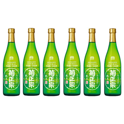 Buy [Bundle of 6] Kiku Masamune Junmai Taru Sake 720ml Online in