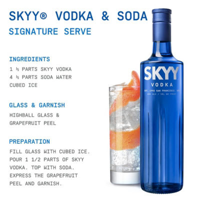 SKYY 深蓝 伏特加洋酒 1000ML 3